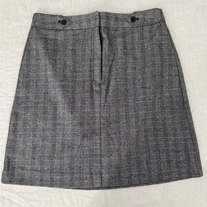 Gray Plaid Women's Skirt